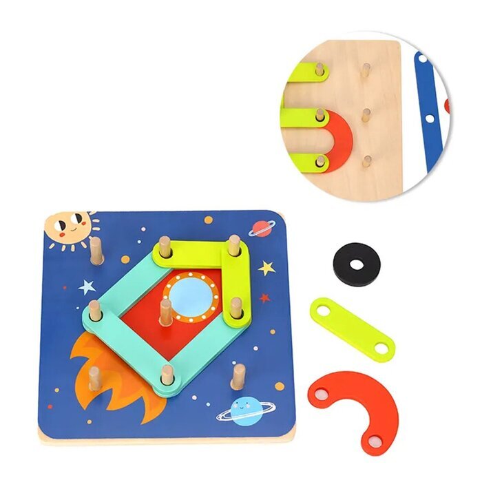 Tooky Toy Co My Learning Puzzle 18x18x4cm