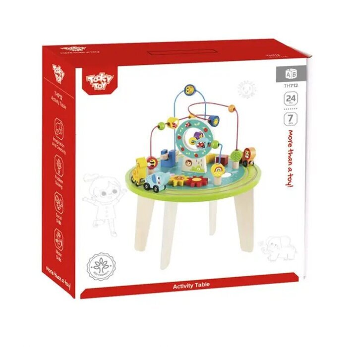 Tooky Toy Co Activity Table 40x40x57cm