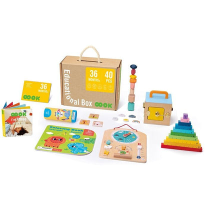 Tooky Toy Co 36m+ Educational Box 32x27x18cm