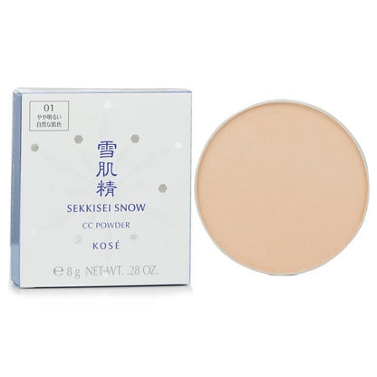 Kose Sekkisei Snow CC Powder Case With Sponge SPF 14 #01 8g/0.28oz