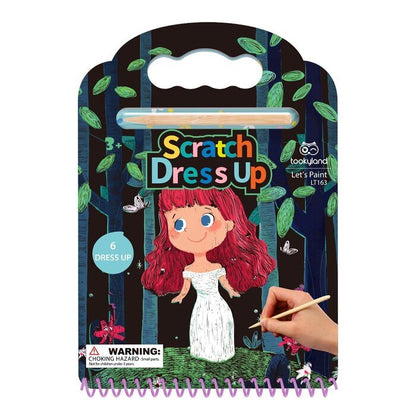 Tookyland Scratch Book-Dress Up 25x17x2cm