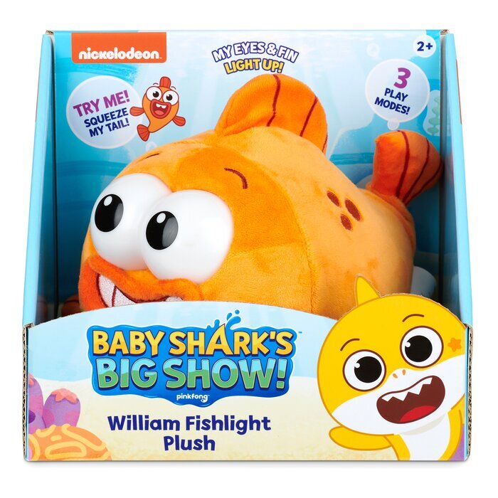 Pinkfong Babyshark - William Plush Fishlight 17x20x18cm