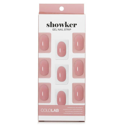 Cololab Showker Gel Nail Strip # CSF111 Goddess Coral Pink 1pcs