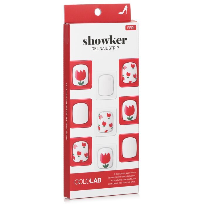 Cololab Showker Gel Nail Strip # CPA801 Tulip Festival 1pcs