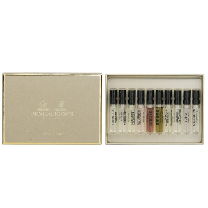 Scent Library: Luna+Empressa+Endymion+Halfeti+The Favourite+Duchess Rose+Lord George+Blenheim Bouquet+Juniper 10x2ml