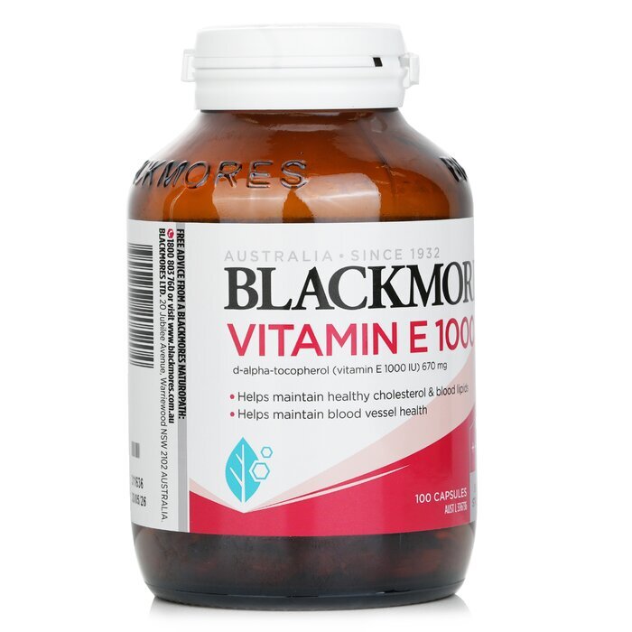 Blackmores - Vitamin E 1000IU 100 Capsules (Parallel Import) 100 Capsules