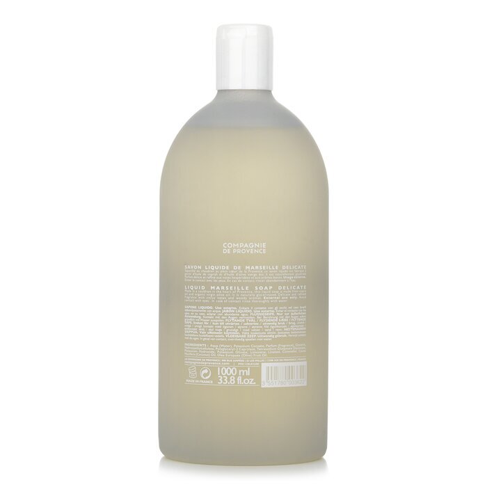 Compagnie de Provence Liquid Marseille Soap Delicate Refill 1000ml/33.8oz