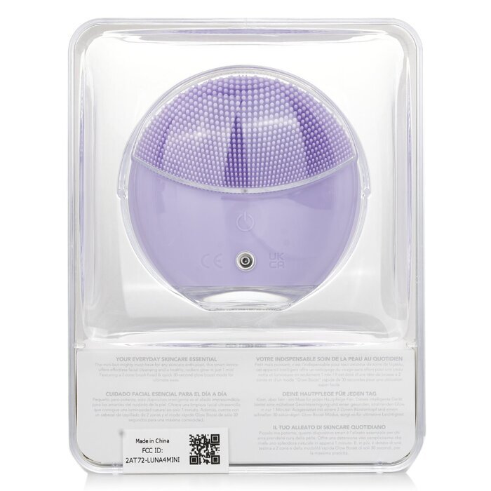 FOREO Luna 4 Mini Dual-Sided Facial Cleansing Massager - Lavender 1pcs