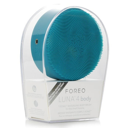 FOREO Luna 4 Body Massaging Body Brush -  Evergreen 1pcs