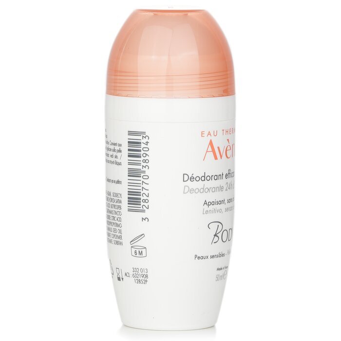 Avene Body Deodorant Efficacite 24H Roll-On 50ml