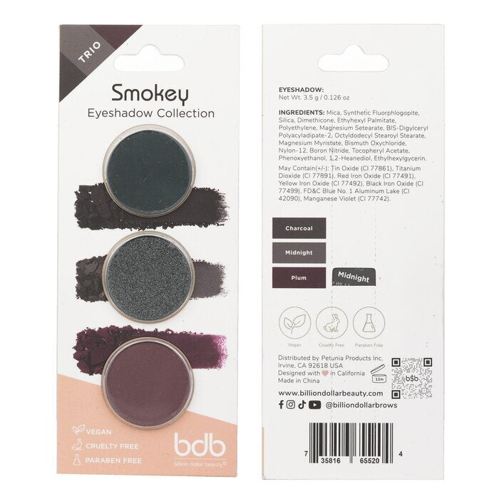 Billion Dollar Brows Eyeshadow Collection Trio - #Smokey 3.5g/0.126oz