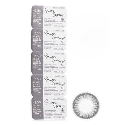 Clalen Iris 1Day Suzy Gray -2.50 5pcs x 1 strip