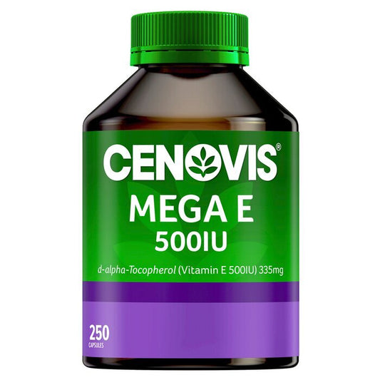 [Authorized Sales Agent] Cenovis MEGA E 500mg -  250 Capsules 250pcs/box