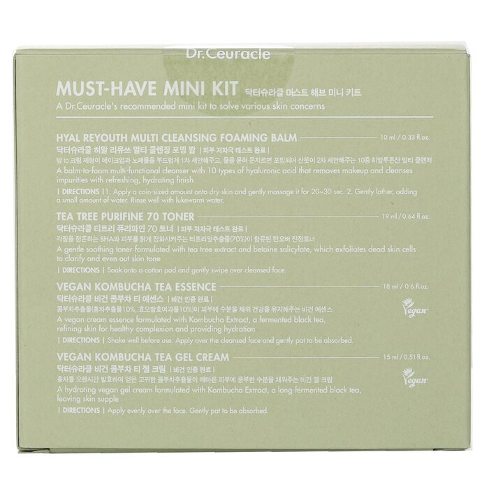 Dr.Ceuracle Must Have Mini Kit: 4pcs