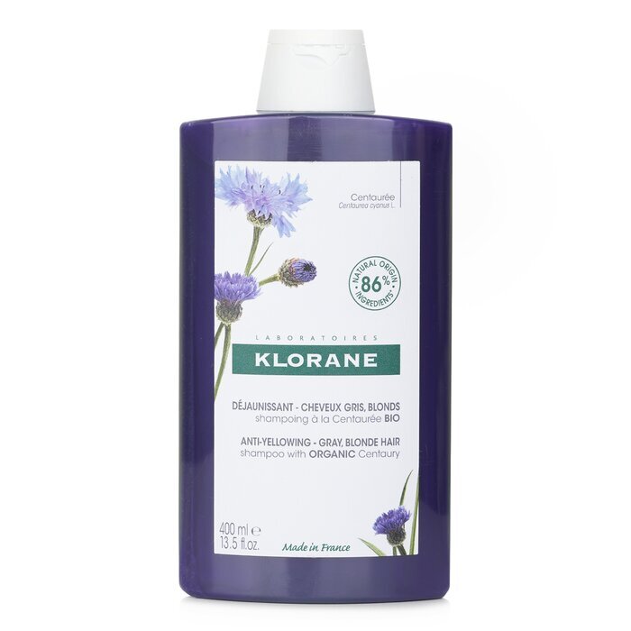 Klorane Shampoo With Organic Centaury (Anti Yellowing Gray Blonde Hair) 400ml/13.5oz