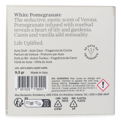 Max Benjamin Car Fragrance Refill - White Pomegranate 1pc