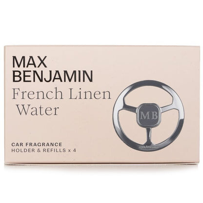 Max Benjamin Car Fragrance Gift Set - French Linen Water 4pcs