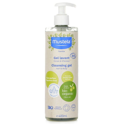 Mustela Bio Organic Cleansing Gel (For Hair & Body) 400ml