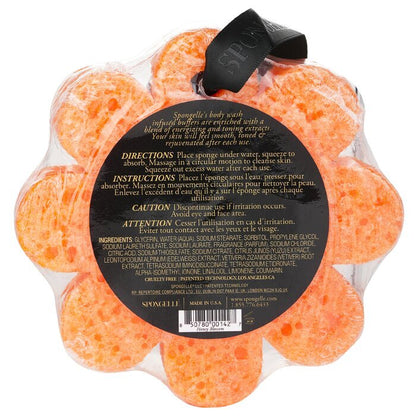 Spongelle Wild Flower Soap Sponge - Honey Blossom (Orange) 1pc/85g