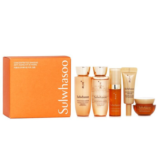 Sulwhasoo Concentrated Ginseng Anti Aging Set: 5pcs