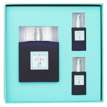 Acqua Dell'Elba Eau De Parfum Blu Fragrance For Men Coffret 3pcs