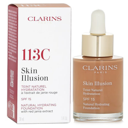 Clarins Skin Illusion Natural Hydrating Foundation SPF 15 - # 113 Chestnut 30ml/1oz