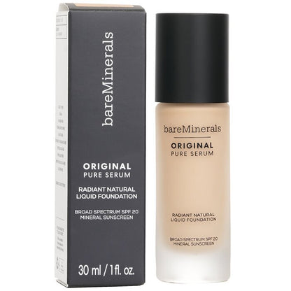 BareMinerals Original Pure Serum Radiant Natural Liquid Foundation Mineral SPF 20 - # Fair Warm 1 30ml/1oz