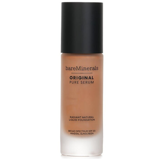 BareMinerals Original Pure Serum Radiant Natural Liquid Foundation Mineral SPF 20 - #Medium Deep Neutral 4.5 30ml/1oz