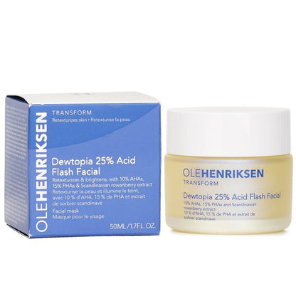 Ole Henriksen Dewtopia 25% Acid Flash Facial Mask 50ml