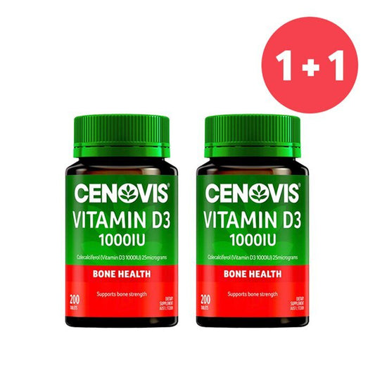 Cenovis 【Buy 1 Get 1】Calcium VD 200 Tablets (Add ONE to Cart and get TWO) 2pcs