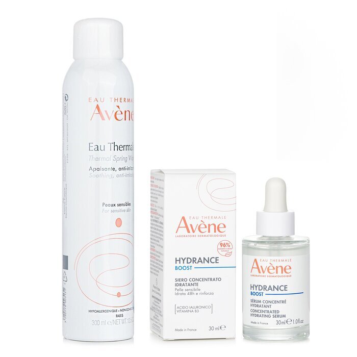 Avene (Aerosol) Eau Thermale Water Spray + Hydrance Boost Concentrated Hydrating Serum 2pcs