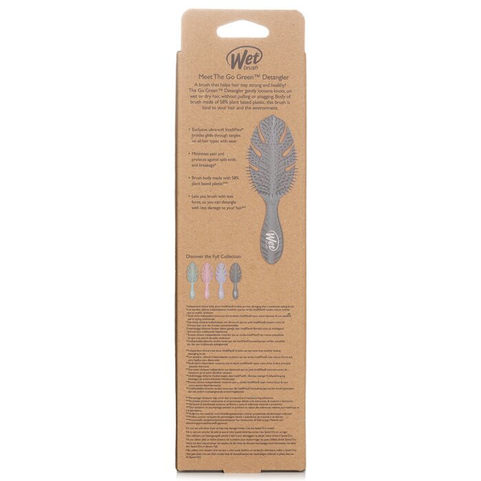 Wet Brush Go Green Detangler Grey Hair Brush 1pc