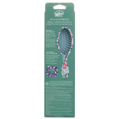 Wet Brush Original Detangler Frosty + Scrunchie Hair Brush 1pc