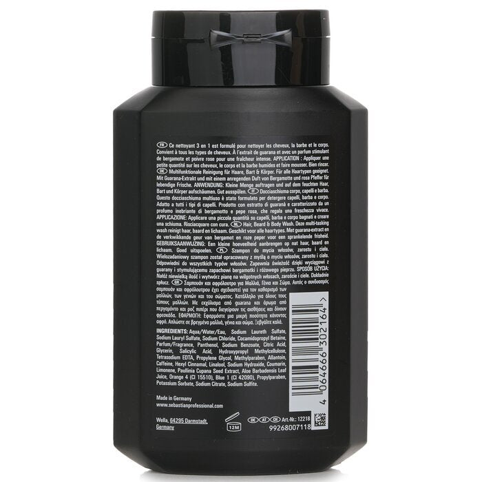 Sebastian Seb Man The Multitasker Hair, Beard & Body Wash 250ml