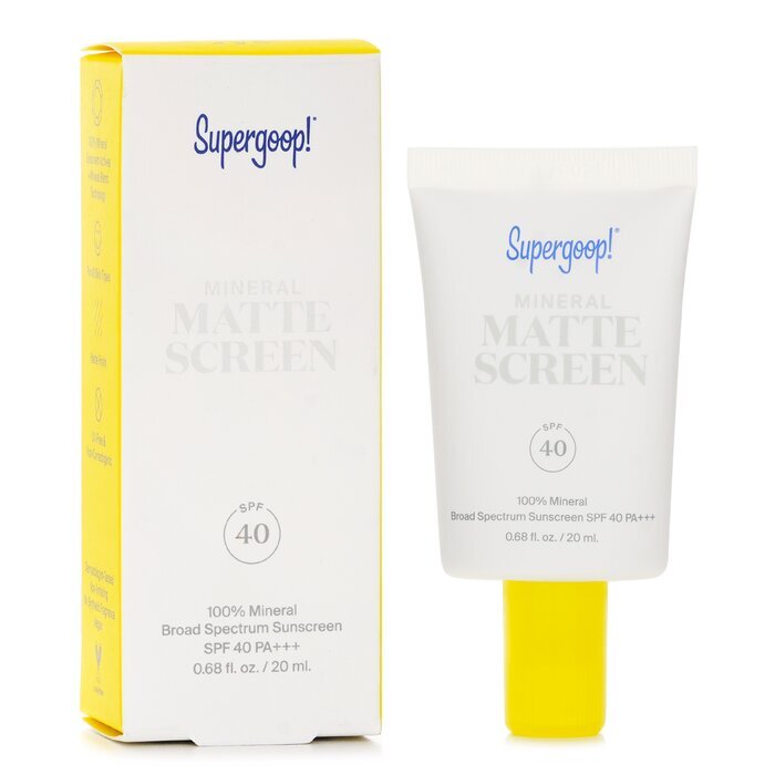 Supergoop Mineral Mattescreen SPF 40 20ml