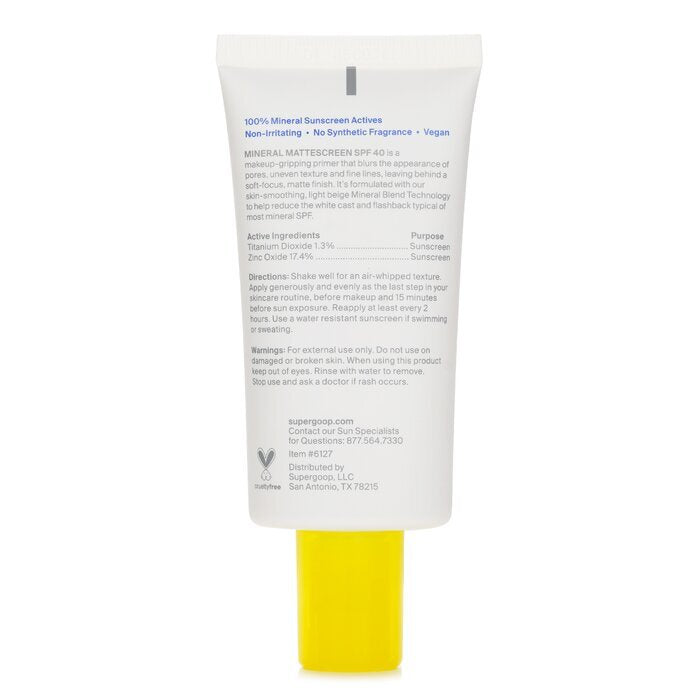 Supergoop Mineral Mattescreen SPF 40 45ml
