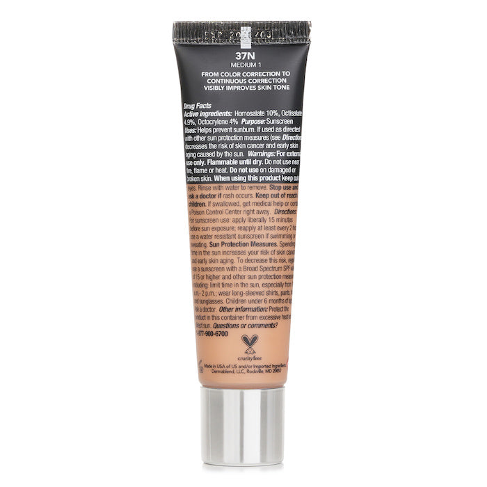Dermablend Continuous Correction CC Cream SPF 50 -  37N Medium 1 30ml