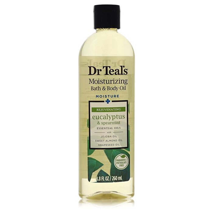 Dr Teal's Bath Additive Eucalyptus Oil Pure Epson Salt Body Oil Relax & Relief with Eucalyptus & Spearmint 260ml/8.8oz