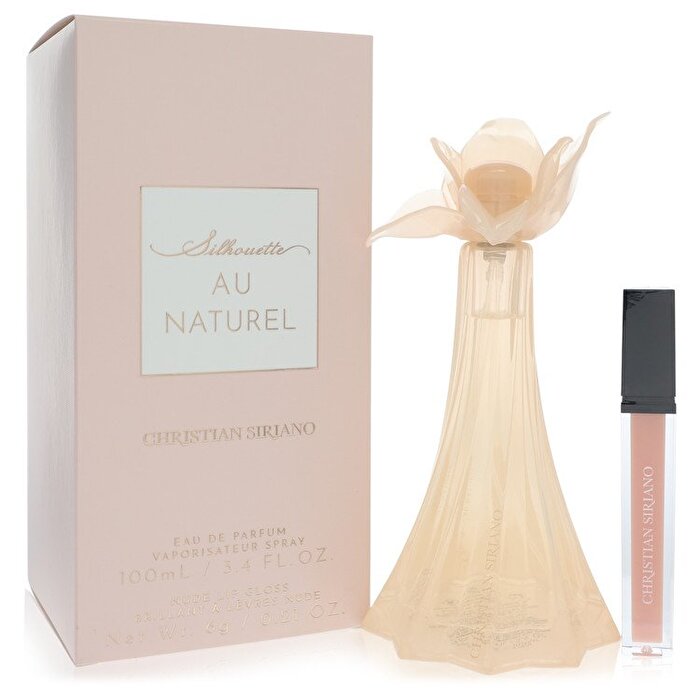 Christian Siriano Au Naturel Eau De Parfum Spray + Nude Lip Gloss 3.4 oz 100ml/3.4oz