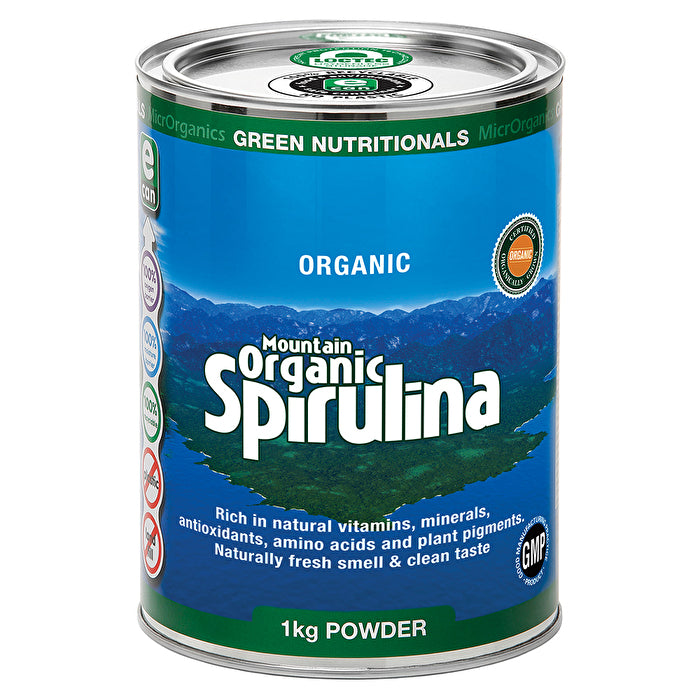 Green Nutritionals Mountain Organic Spirulina Powder 1kg