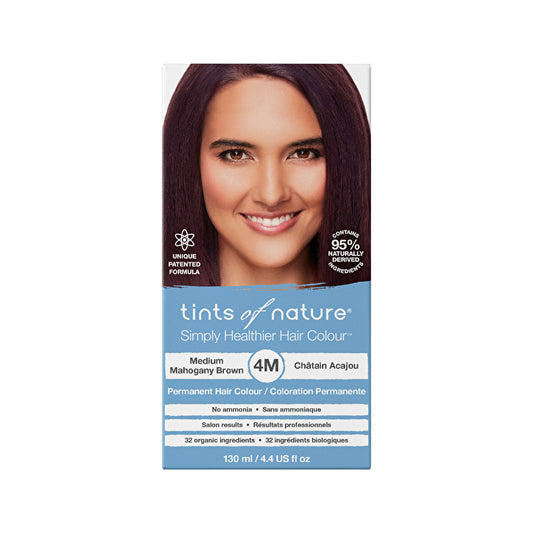 Tints Of Nature Permanent Hair Colour 4m (medium Mahogany Brown)